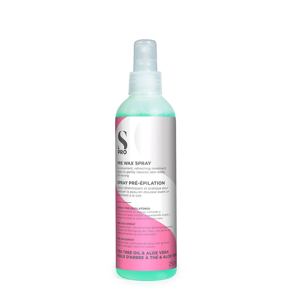 S Pro Tea Tree Pre Wax Spray 250ml Waxing Before After Care