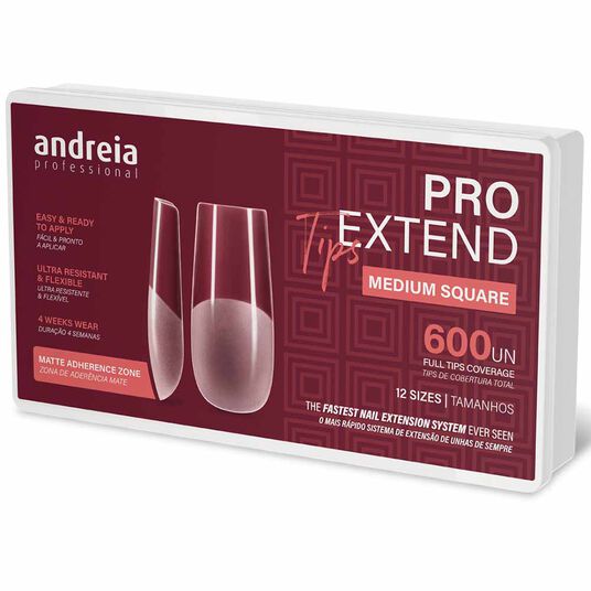 Andreia Professional Pro Extend Tips Medium Square