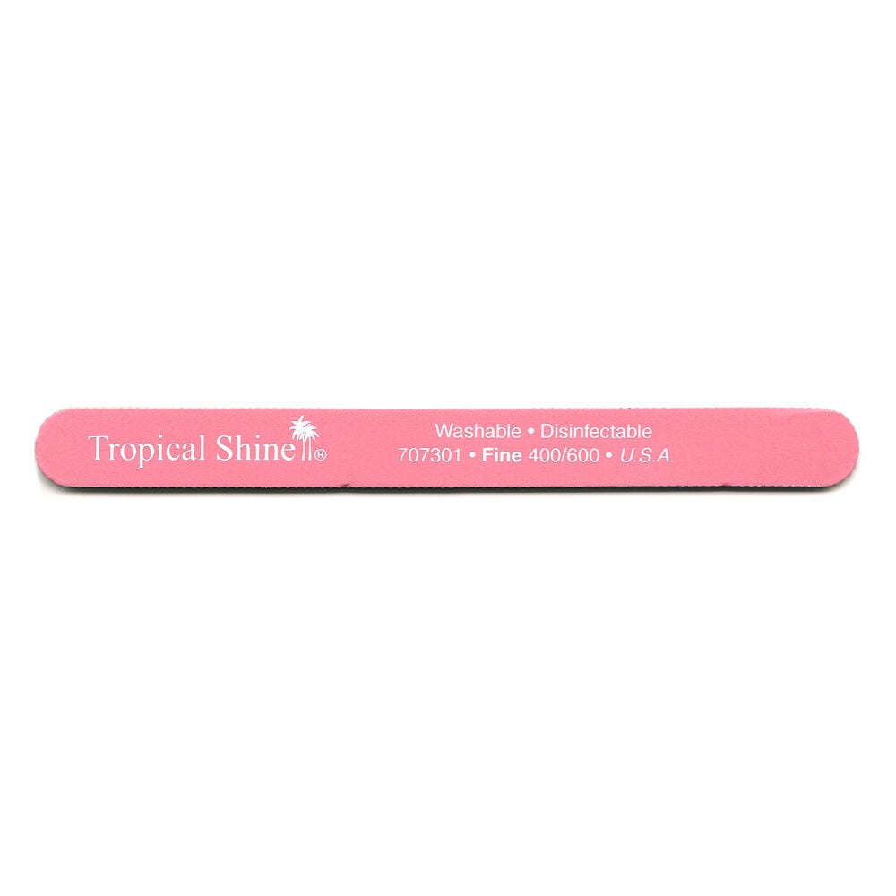 Tropical Shine Pink Nail File (Fine 400/600)