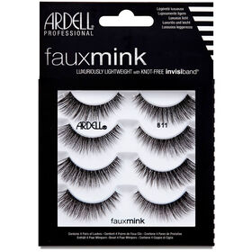 Ardell Faux Mink Strip Lash 811, Pack of 4