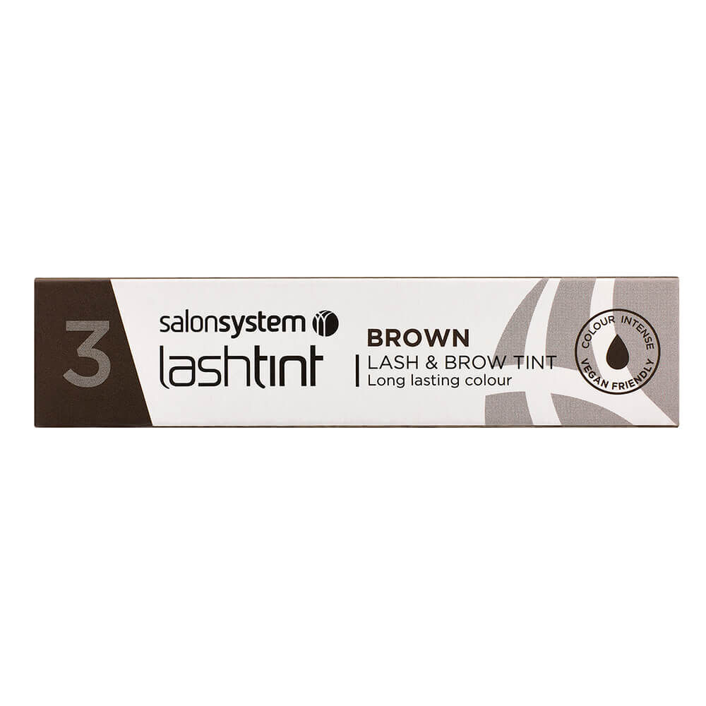 Salon System Lash  Brow Tint Brown 15ml Eyelash  Eyebrow Tinting  Salon Services