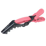 Sibel Gator Sectioning Clips, 9 & 11cm, Rose, Pack of 4