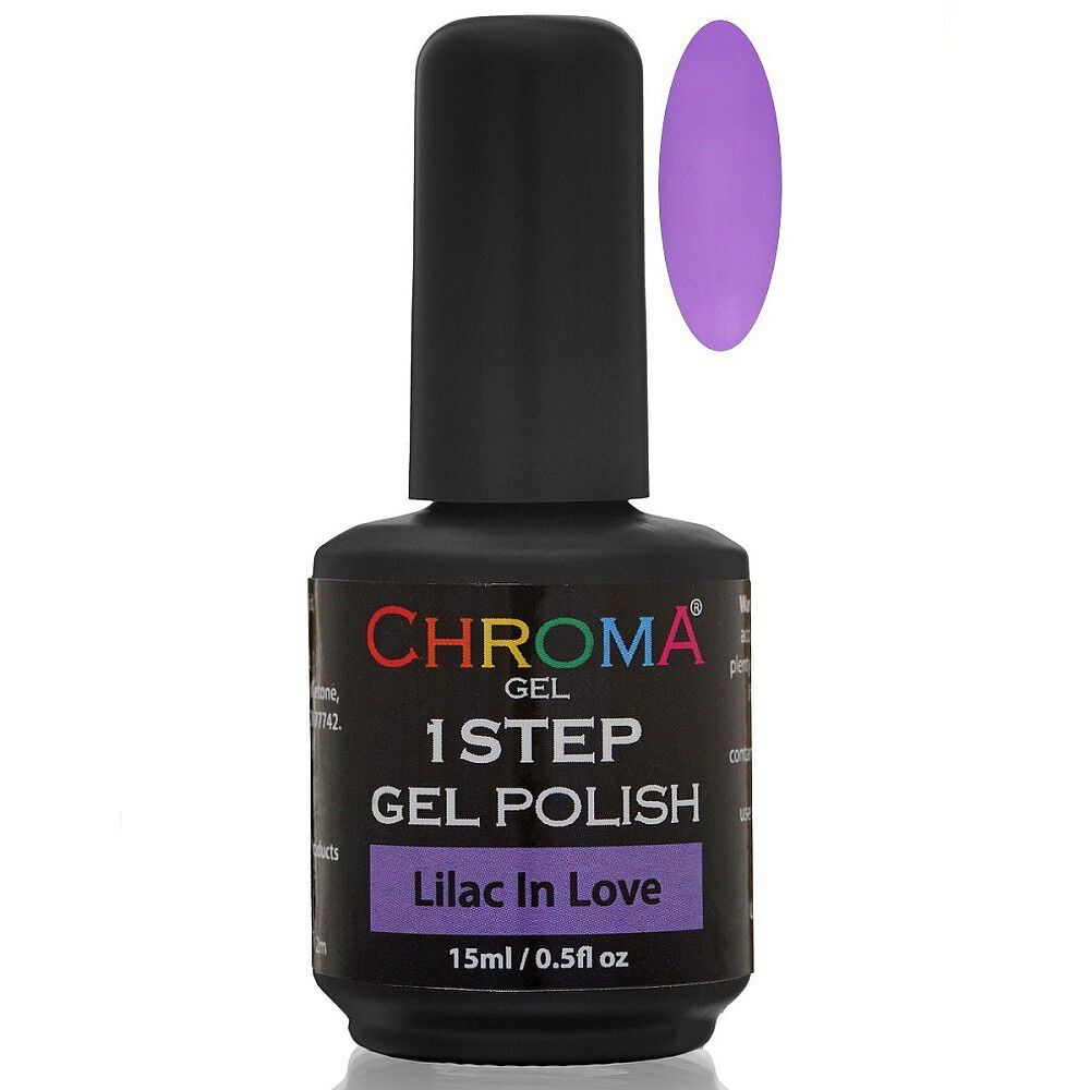 Chroma Gel One Step Gel Polish - Lilac in Love 15ml