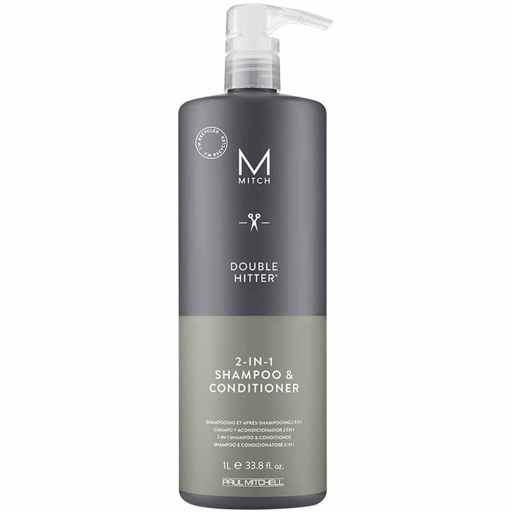 Mitch Double Hitter 2-in-1 Shampoo & Conditioner 1000ml