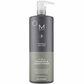 Mitch Double Hitter 2-in-1 Shampoo & Conditioner 1000ml
