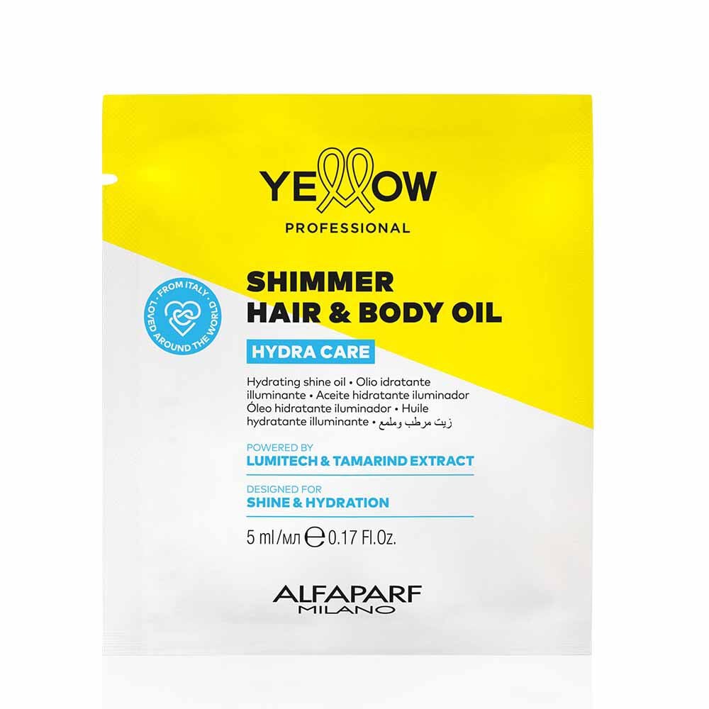 Yellow Professional Hydra Care Shimmer Hair & Body Oil 5ml