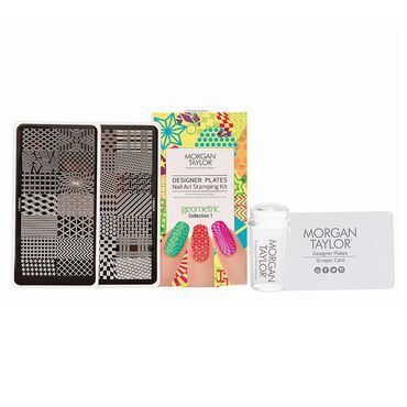 Morgan Taylor Designer Plates Nail Art Stamping Kit - Geometric Collection