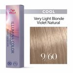 Wella Professionals Illumina Colour Tube Permanent Hair Colour - 9/60 Very Light Violet Natural Blonde 60ml
