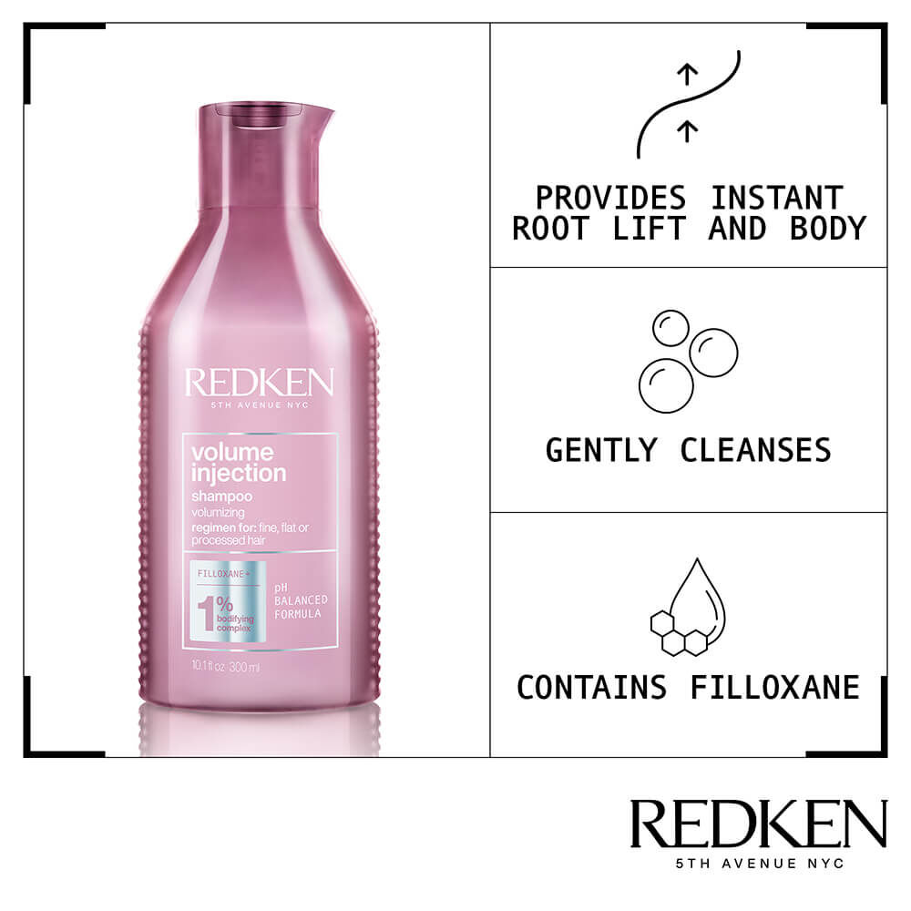 Redken Volume Injection Shampoo 300ml Shampoo Salon Services