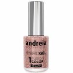 Andreia Professional Hybrid Gel - Fusion Color ID1 Pink, Silver and Gold Glitter 10.5ml