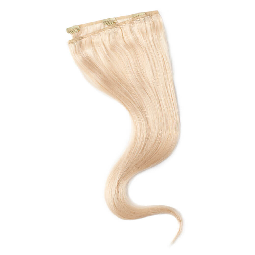 Wildest Dreams 100% Human Hair Clip-In Extensions, Single Weft, 18 inch/21g - 60B Beige Blonde