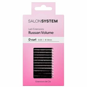 Salon System Lash Extensions Russian Volume D-Curl 0.05 8-14mm
