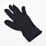 Colortrak Reusable Black Latex Gloves, Small, 1 Pair
