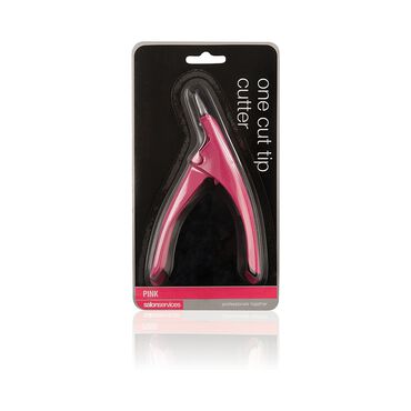 Salon Services Pink One Cut Tip Cutter