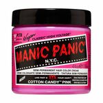 Manic Panic High Voltage Semi Permanent Hair Colour Cream - Cotton Candy Pink 118ml