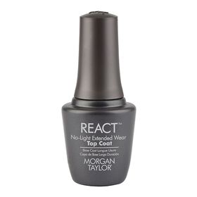 Morgan Taylor React No Light Long-Lasting Top Coat 15ml