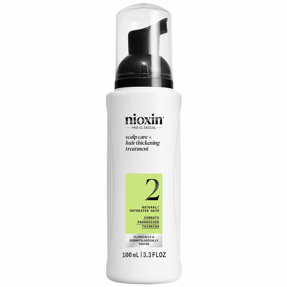 Nioxin Scalp + Hair Thickening System 2 Treatment Serum for Natural Hair with Progressed Thinning 100ml