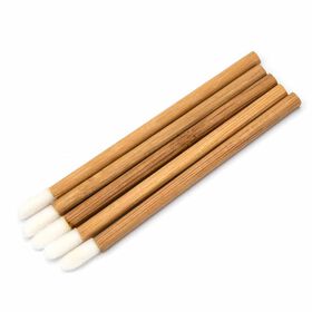 Eco-friendly Disposable Bamboo Lip Wands, Pack of 25