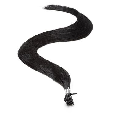 American Pride I-TIP Human Hair Extensions 18 Inch - 1 Jet Black