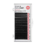 Marvelash Russian C+D Curl Lashes, 0.07 Double Layer, Assorted Length, Black