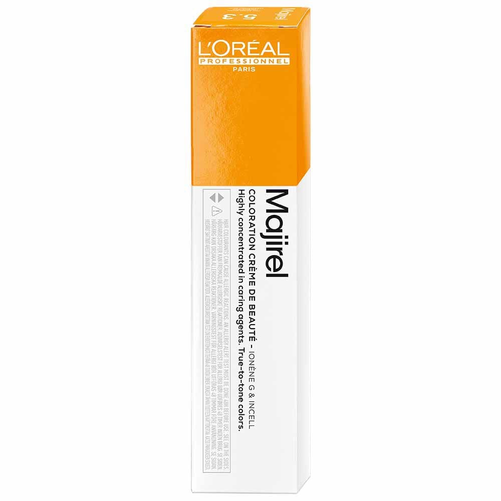 L'Oréal Professionnel Majirel Permanent Hair Colour - 6.3 Dark Golden Blonde 50ml