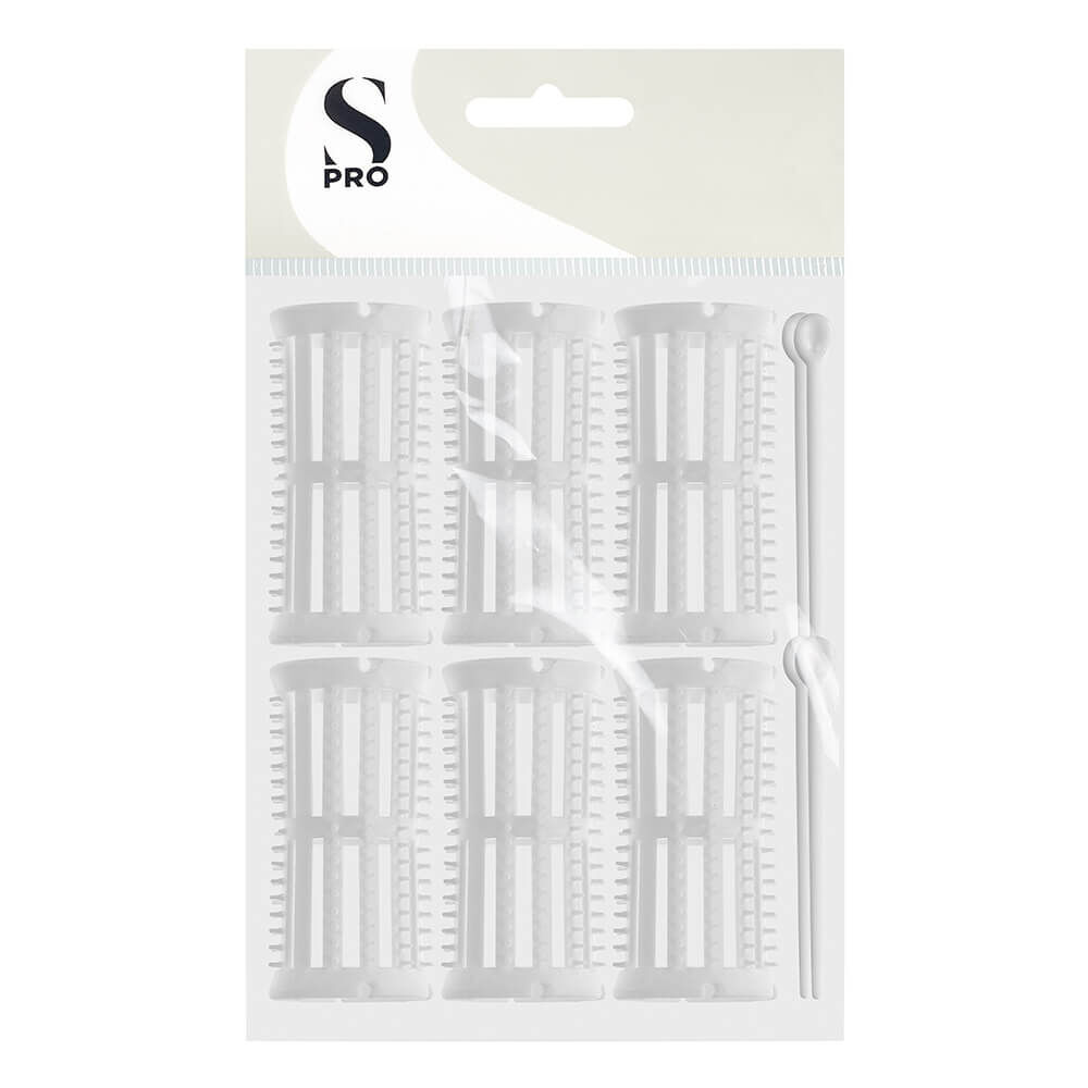 Plastic hair curlers rollers top