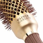 Olivia Garden Expert Blowout Round Hair Brush Speed Gold & Brown 35mm