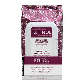 Retinol Cleansing Towelettes, Pack of 60