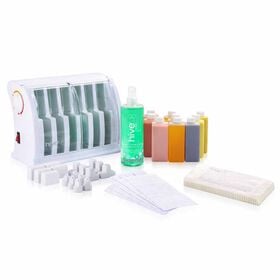 Hive of Beauty Multi Pro Cartridge Roller Wax Starter Kit with Heater