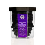 S Professional Waved Blend Hair Grips, Black, Pack of 250