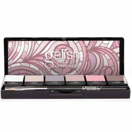 Gelish Solid Cream Gel 6 Piece Palette - Act Natural