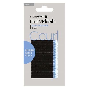 Marvelash C Curl Lashes 0.20 13mm Black