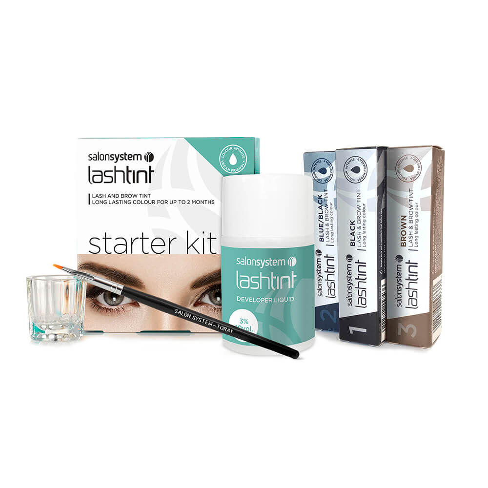 Salon System Lash Tint Starter Kit Eyelash Eyebrow Tinting Salon Services