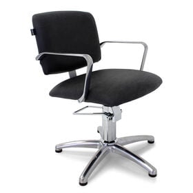 REM Atlas Hydraulic Styling Chair, Black