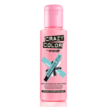 Crazy Color Crazy Color Semi Permanent Hair Colour Cream - Bubblegum Blue 100ml
