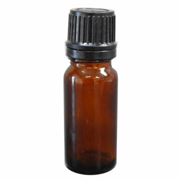 Beauty Express Empty Aromatherapy Bottle with Dropper Top Amber 15ml