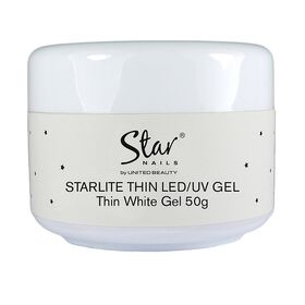 Star Nails Starlite Thin LED/UV Gel - White 50g