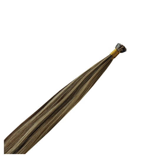 Beauty Works Mane Attraction 16 inch Keratin Bond Flat Tip Hair Extensions - 6/24 Honey Blonde 25g