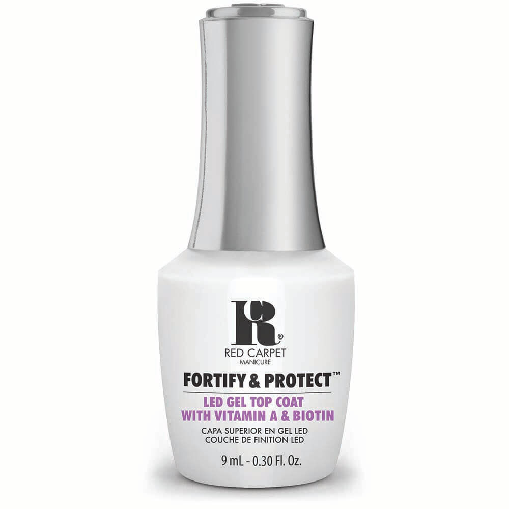 Red Carpet Manicure Fortify & Protect Gel Polish Top Coat 9ml | Gel Polish  Top & Base Coats | Salon Services