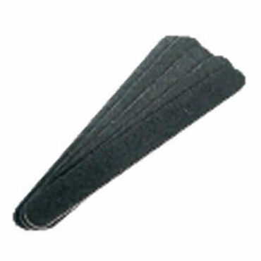 Beauty Express Black Carbide Nail Files Pack of Five 100/180 Grit