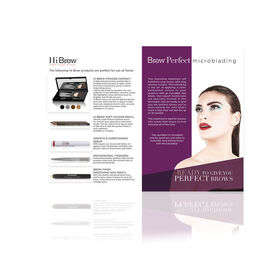 Brow Perfect Microblading Salon Aftercare Leaflet, Pack of 50