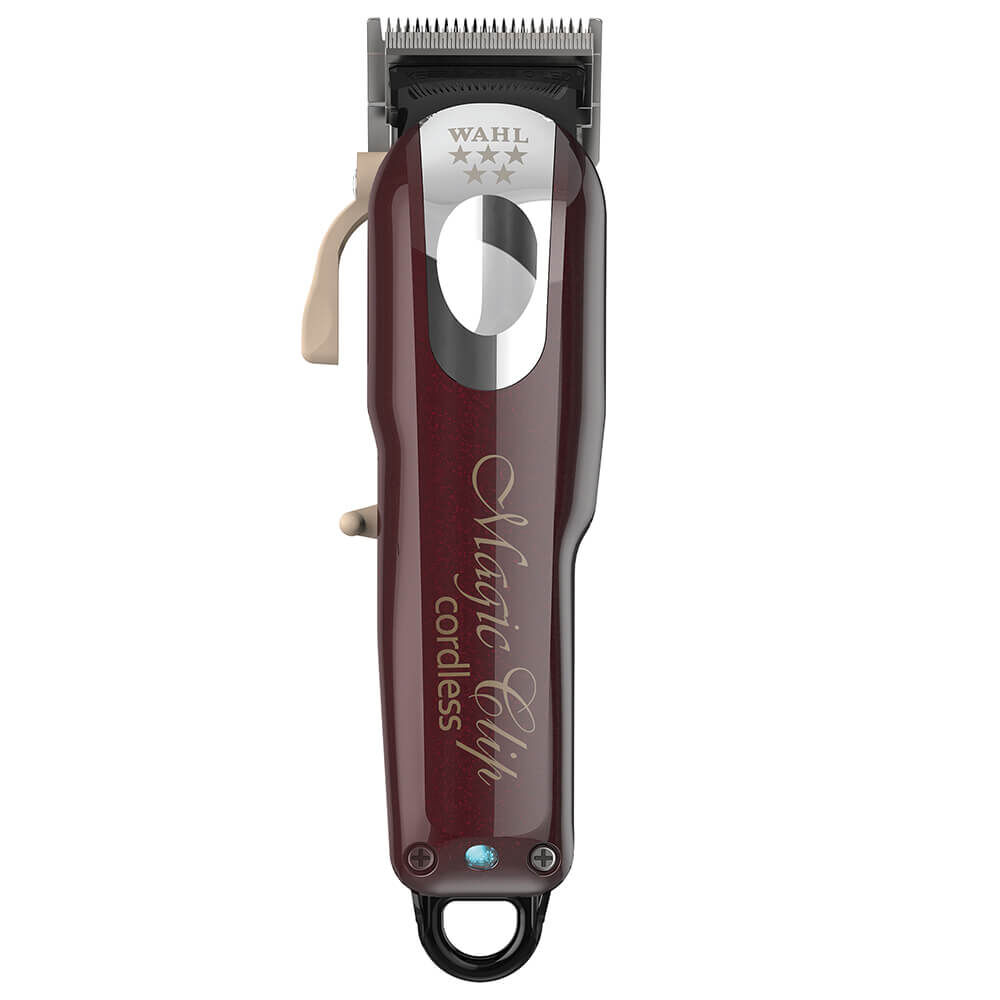 wahl close cut pro red clipper in handle case