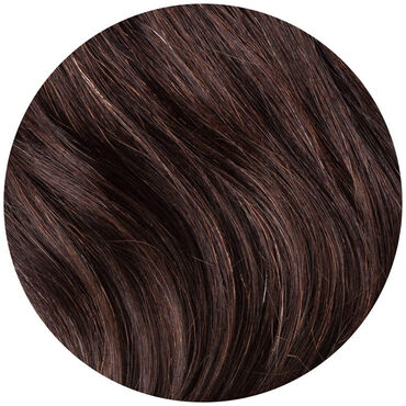 Wildest Dreams Clip In Half Head Human Hair Extension 18 Inch - 1B Barely Black