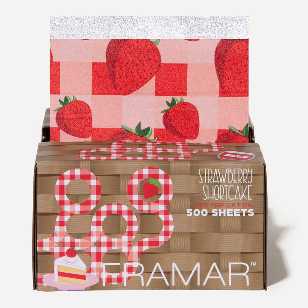 Framar Strawberry Shortcake Pop-Up Hair Foil Sheets, 5x11"
