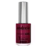 Andreia Professional Hybrid Gel Nail Polish - Fusion Color H18 Plump Pink, 10.5ml