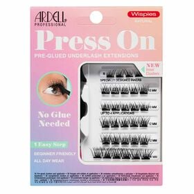 Ardell Press On Pre-Glued Underlash Extensions Wispies Natural, 30 ct