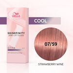 Wella Professionals Shinefinity Zero Lift Glaze - 07/59 Cool Strawberry Wine 60ml