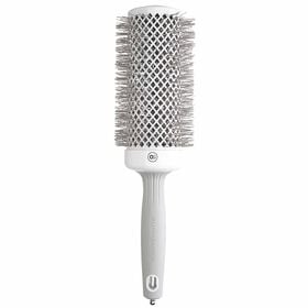 Olivia Garden Expert Blowout Round Hair Brush Speed White & Grey 55mm