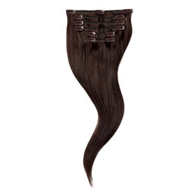 Wildest Dreams 100% Human Hair Clip-In Extensions, Half Head, 18 inch/52g - 1B Barely Black