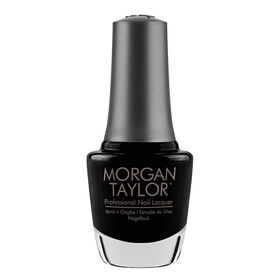 Morgan Taylor Long-lasting, DBP Free Nail Lacquer - Black Shadow 15ml